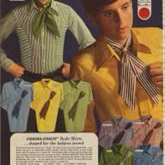 1970s Sears Perma Prest Button-Down Shirt Small, True Vintage - Picture 7 of 9